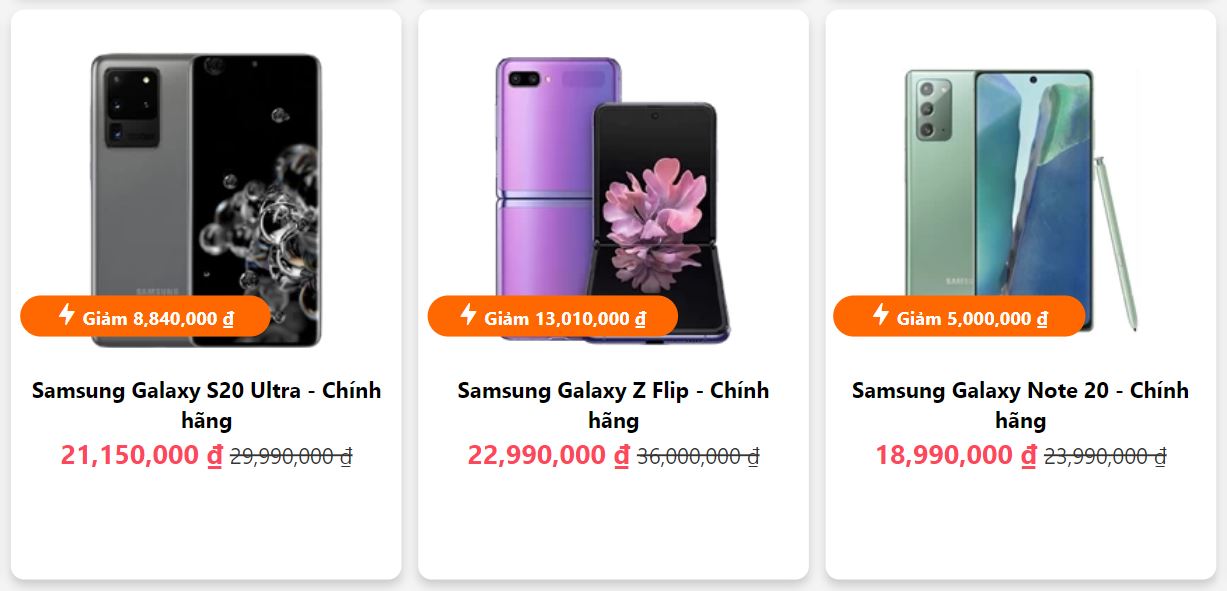 Loạt Samsung Galaxy giảm giá tới 13 triệu đồng - Ảnh 1. Loạt Samsung Galaxy giảm giá tới 13 triệu đồng - Ảnh 1.