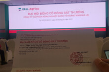 ĐHĐCĐ bất thường HAGL Agrico lần đầu tiên được tổ chức tại trụ sở chính Thaco