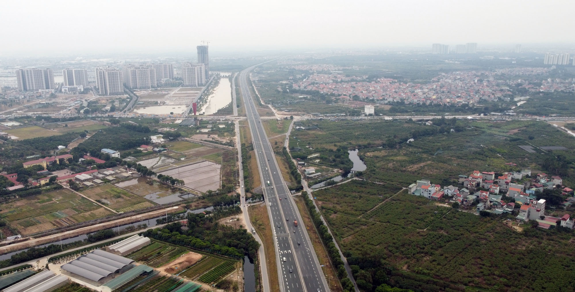 Cận cảnh nút giao đường Vành đai 3 với cao tốc Hà Nội - Hải Phòng trị giá 400 tỷ đồng - Ảnh 9. Cận cảnh nút giao đường Vành đai 3 với cao tốc Hà Nội - Hải Phòng trị giá 400 tỷ đồng - Ảnh 9.