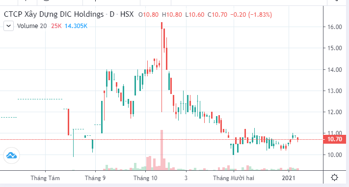 DIC Holdings thay đổi cơ cấu lãnh đạo sau khi giá cổ phiếu rớt hơn 30% - Ảnh 2. DIC Holdings thay đổi cơ cấu lãnh đạo sau khi giá cổ phiếu rớt hơn 30% - Ảnh 2.