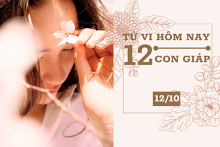 Tử vi hàng ngày hôm nay 12/10 của 12 con giáp: Dần tài lộc vượng phát, Tỵ gia đạo bất ổn