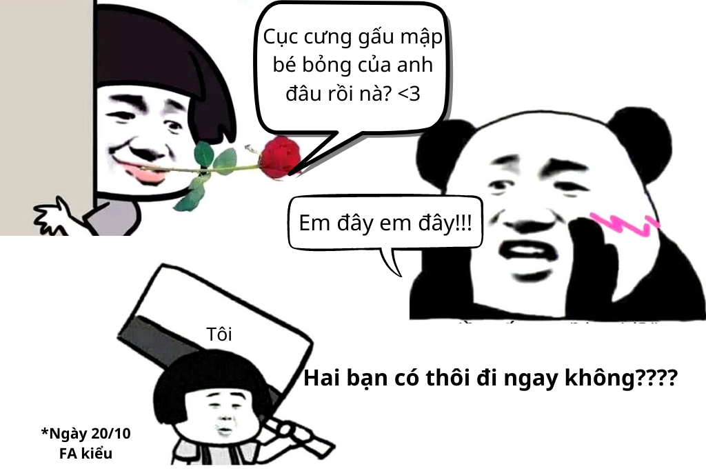 Top những hình ảnh meme hài hước và vui nhộn nhân ngày 20/10 - Ảnh 11. Top những hình ảnh meme hài hước và vui nhộn nhân ngày 20/10 - Ảnh 11.