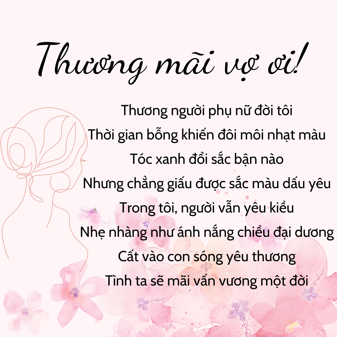 Top những bài thơ chúc mừng ngày 20/10 ý nghĩa và vui nhộn năm 2021 - Ảnh 2. Top những bài thơ chúc mừng ngày 20/10 ý nghĩa và vui nhộn năm 2021 - Ảnh 2.