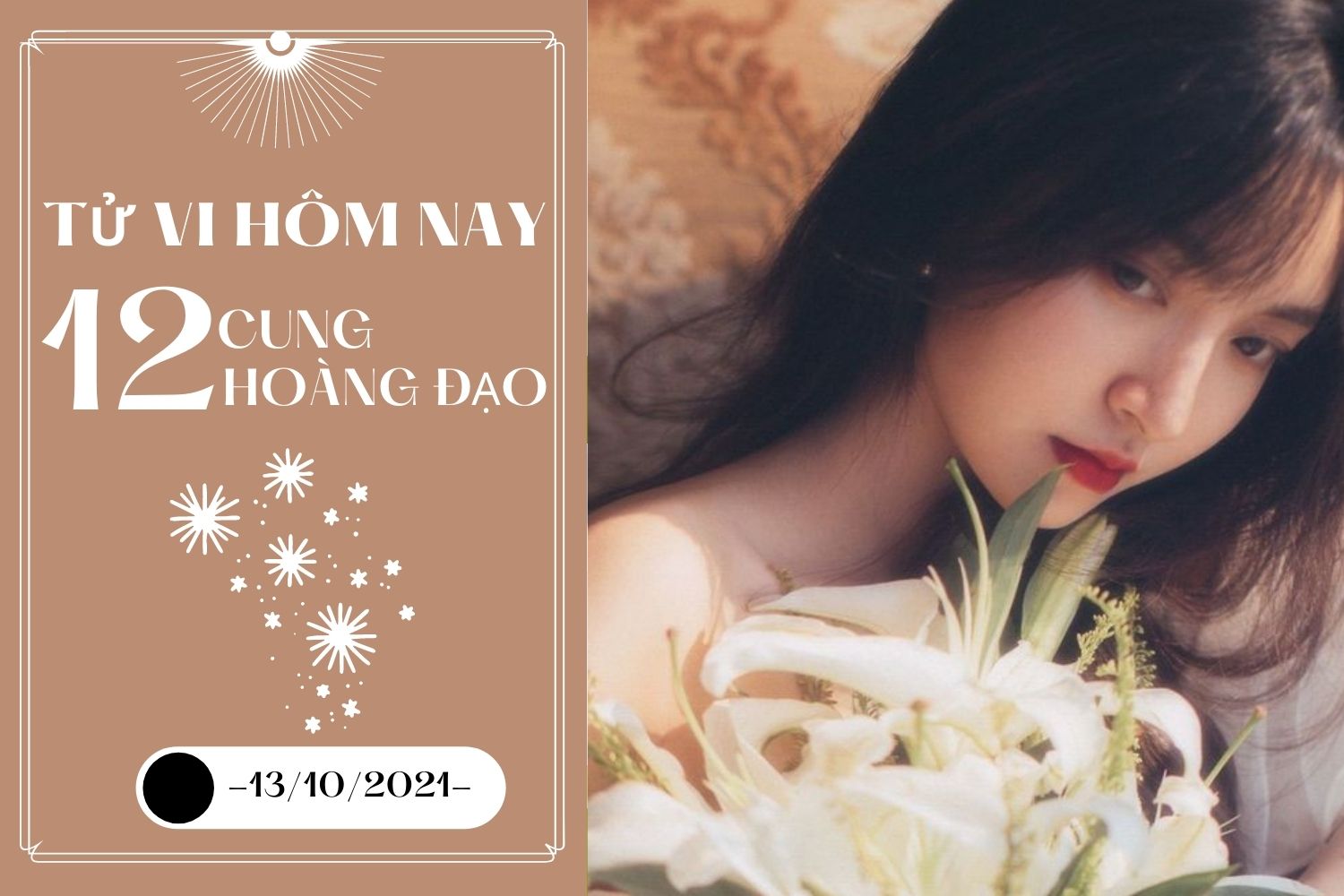 Tử vi hôm nay (13/10/2021) của 12 cung hoàng đạo: Kim Ngưu bối rối, Ma Kết nên giữ bình tĩnh - Ảnh 1. Tử vi hôm nay (13/10/2021) của 12 cung hoàng đạo: Kim Ngưu bối rối, Ma Kết nên giữ bình tĩnh - Ảnh 1.