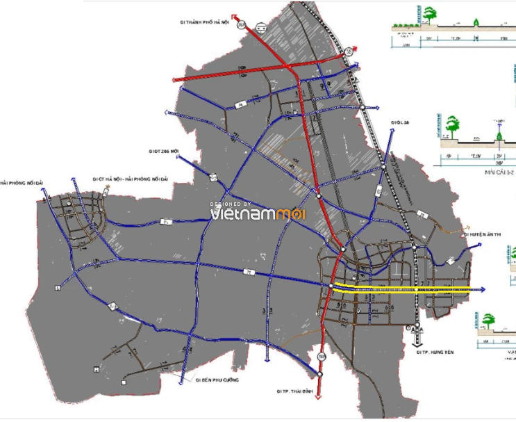 Đường sẽ mở ở huyện Kim Động, Hưng Yên - Ảnh 2. Đường sẽ mở ở huyện Kim Động, Hưng Yên - Ảnh 2.
