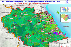 Bản đồ quy hoạch sử dụng đất tỉnh Quảng Nam