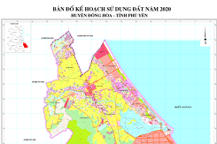 Bản đồ quy hoạch sử dụng đất thị xã Đông Hòa, tỉnh Phú Yên