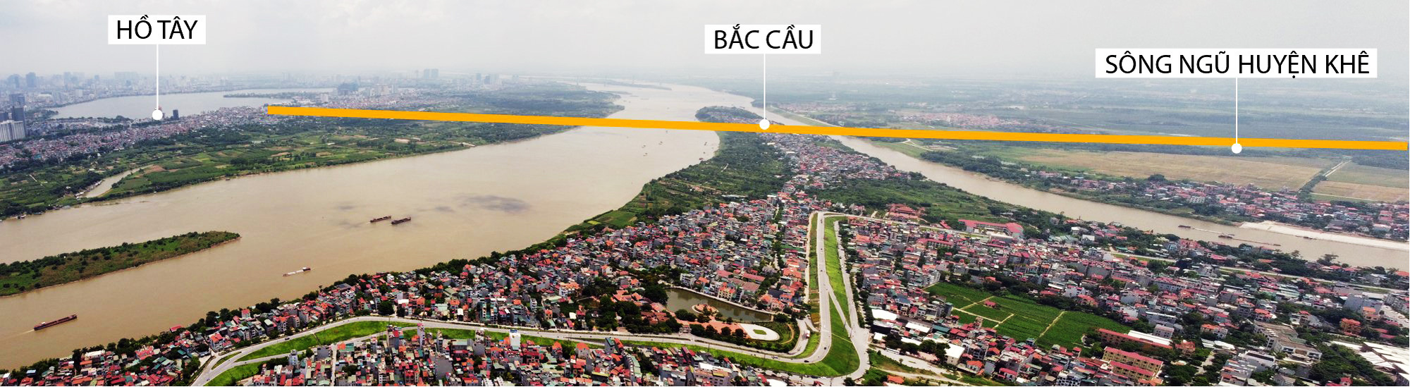 Sun Group, Vingroup và loạt dự án khủng đã vây quanh cầu Tứ Liên nhưng Hà Nội chưa có kế hoạch rót vốn làm cầu này trong 5 năm tới? - Ảnh 1.