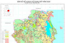 Bản đồ quy hoạch sử dụng đất huyện Tuy An, tỉnh Phú Yên