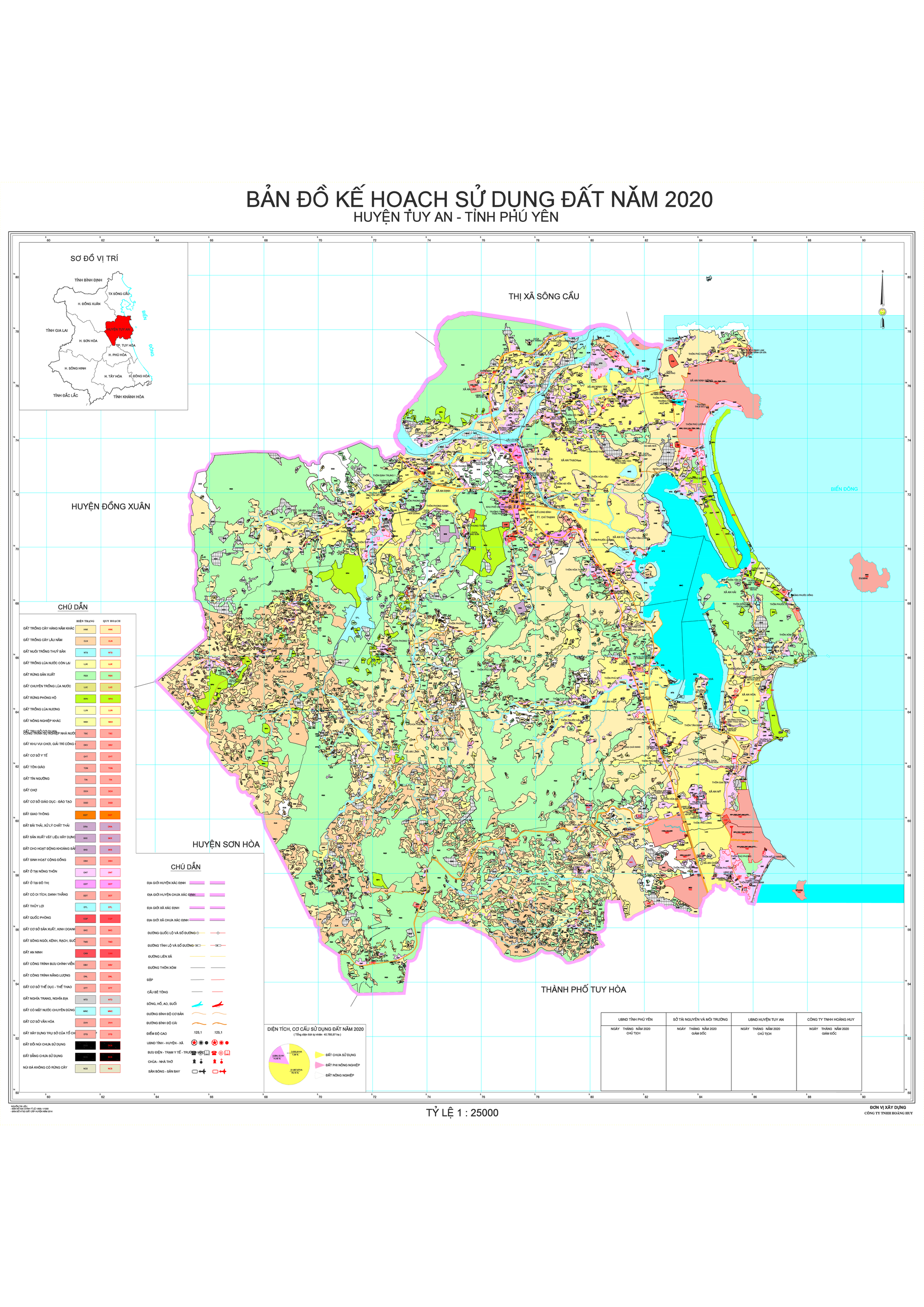 Bản đồ quy hoạch sử dụng đất huyện Tuy An, tỉnh Phú Yên - Ảnh 2.