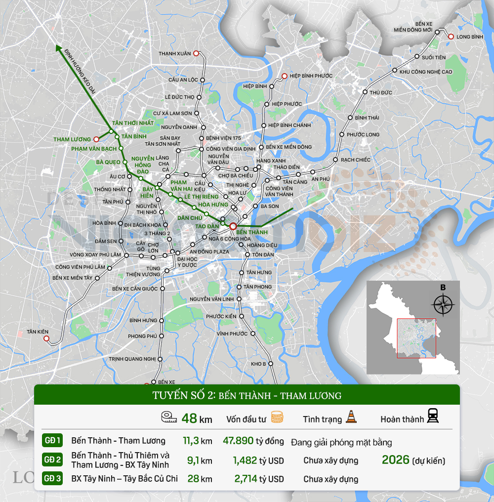Hai tuyến metro số 1 và 2 TP HCM đội vốn hơn 48.000 tỷ đồng, khó khai thác đầu năm 2022 - Ảnh 3. Hai tuyến metro số 1 và 2 TP HCM đội vốn hơn 48.000 tỷ đồng, khó khai thác đầu năm 2022 - Ảnh 3.