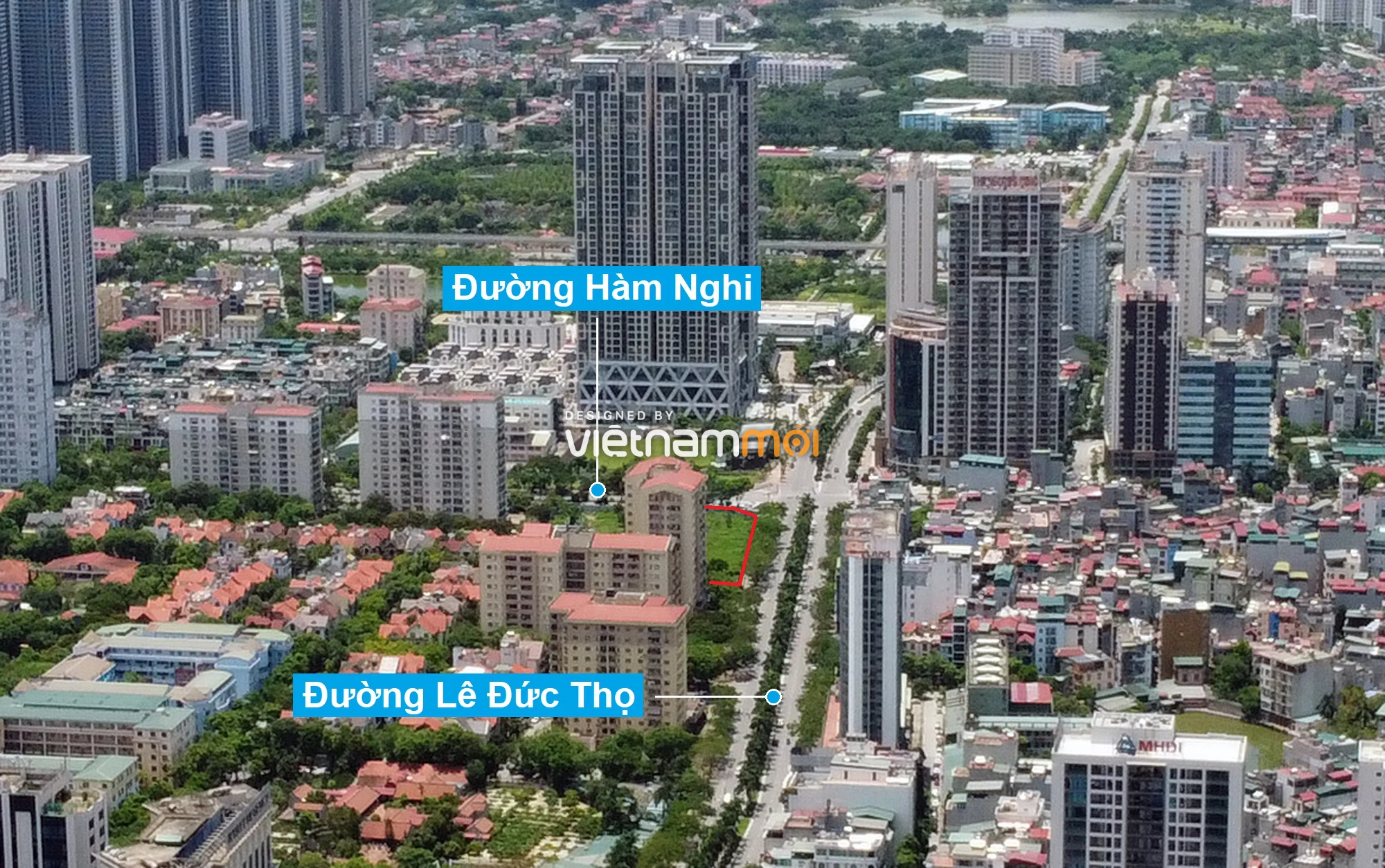 Hà Nội điều chỉnh quy hoạch, cho phép xây chung cư, nhà liền kề ở khu đất công cộng tại nút giao Lê Đức Thọ - Hàm Nghi - Ảnh 1. Hà Nội điều chỉnh quy hoạch, cho phép xây chung cư, nhà liền kề ở khu đất công cộng tại nút giao Lê Đức Thọ - Hàm Nghi - Ảnh 1.