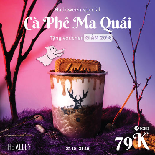Chương trình khuyến mãi Halloween 2021: The Alley tặng voucher, giayBOM freeship toàn quốc - Ảnh 1. Chương trình khuyến mãi Halloween 2021: The Alley tặng voucher, giayBOM freeship toàn quốc - Ảnh 1.