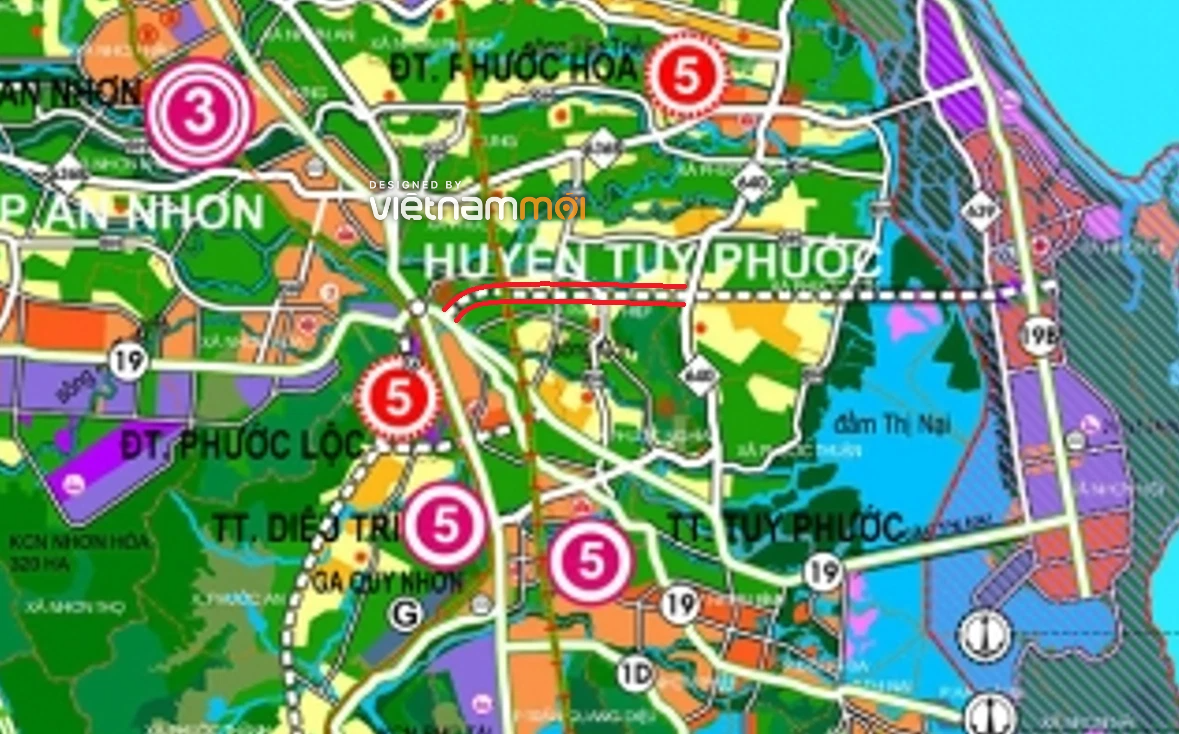 Đường sẽ mở ở huyện Tuy Phước, tỉnh Bình Định - Ảnh 2.