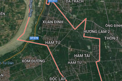 Kế hoạch sử dụng đất xã Hàm Tử, Khoái Châu, Hưng Yên năm 2021