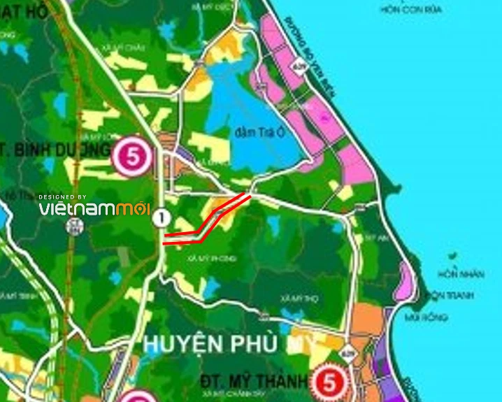 Đường sẽ mở ở huyện Phù Mỹ, tỉnh Bình Định - Ảnh 2. Đường sẽ mở ở huyện Phù Mỹ, tỉnh Bình Định - Ảnh 2.