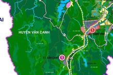 Bản đồ quy hoạch giao thông huyện Vân Canh, tỉnh Bình Định