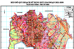 Bản đồ quy hoạch giao thông thị xã Hòa Thành, tỉnh Tây Ninh