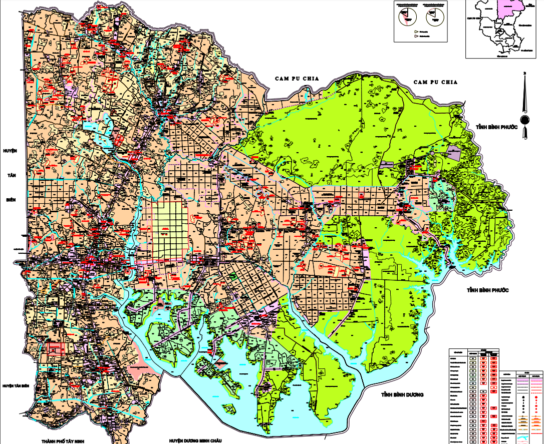 Bản đồ quy hoạch giao thông huyện Tân Châu, tỉnh Tây Ninh - Ảnh 2.