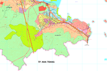 Bản đồ quy hoạch giao thông xã Ninh Ích, thị xã Ninh Hòa, tỉnh Khánh Hòa