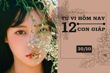 Tử vi hàng ngày hôm nay 30/10 của 12 con giáp: Thân gặp nhiều bất ngờ, Hợi tình cảm tươi sáng
