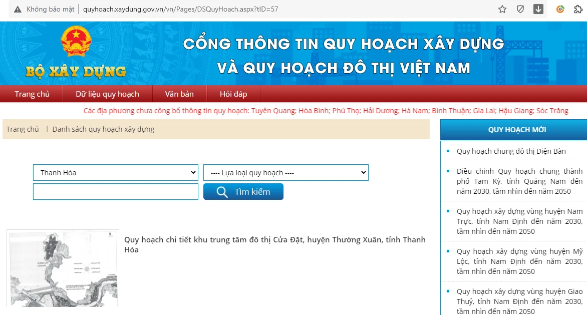 Bộ Xây dựng 'thúc' các địa phương tiếp tục đăng tải quy thông tin quy hoạch, tránh tái diễn sốt đất - Ảnh 1.
