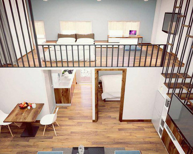 Xu hướng thiết kế mẫu nhà gác lửng đẹp dưới 100 triệu năm 2021 - Ảnh 8. Xu hướng thiết kế mẫu nhà gác lửng đẹp dưới 100 triệu năm 2021 - Ảnh 8.
