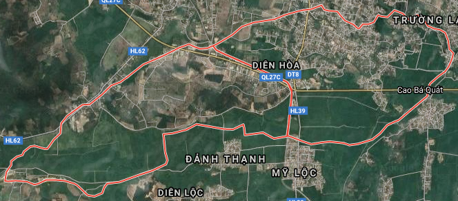 Bản đồ quy hoạch giao thông xã Diên Hòa, huyện Diên Khánh, tỉnh Khánh Hòa - Ảnh 1.