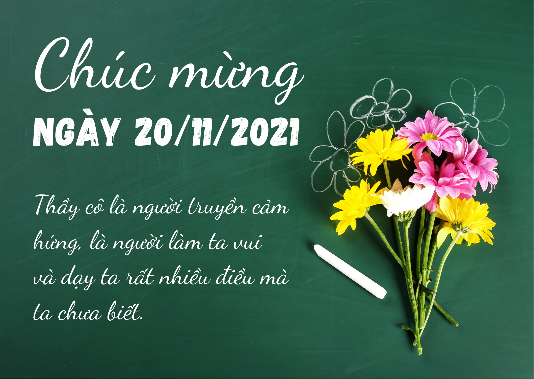Tham khảo 3 mẫu thiệp online chúc mừng ngày 20/11 đẹp nhất năm 2021 - Ảnh 1.