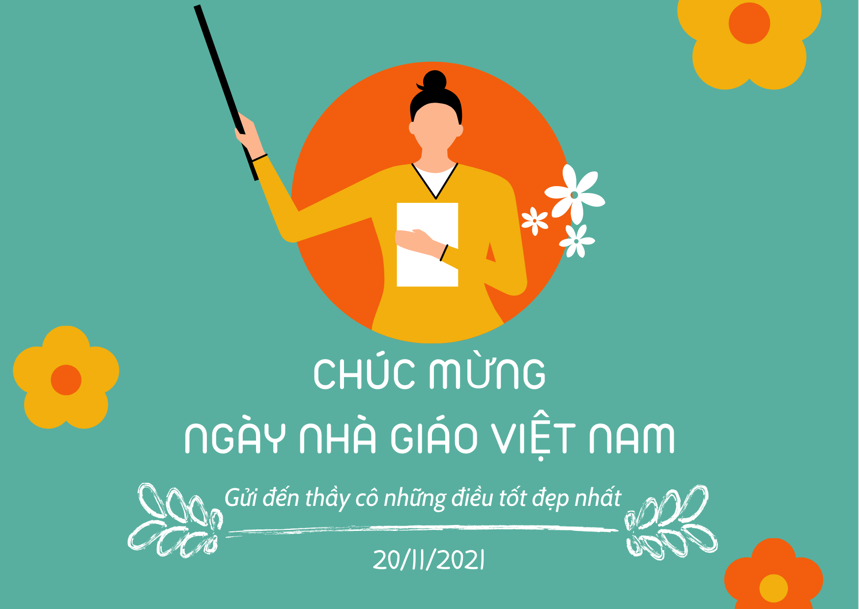 Tham khảo 3 mẫu thiệp online chúc mừng ngày 20/11 đẹp nhất năm 2021 - Ảnh 11.