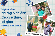 Ngắm nhìn những hình ảnh đẹp về thầy cô giáo nhân dịp 20/11 năm 2021