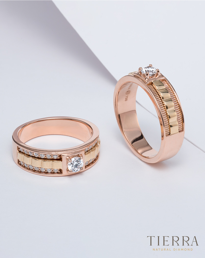 Tham khảo ngay 5 kiểu nhẫn cưới cặp vàng 18K cho ngày chung đôi - Xu hướng nhẫn cưới 2021 - Ảnh 4.