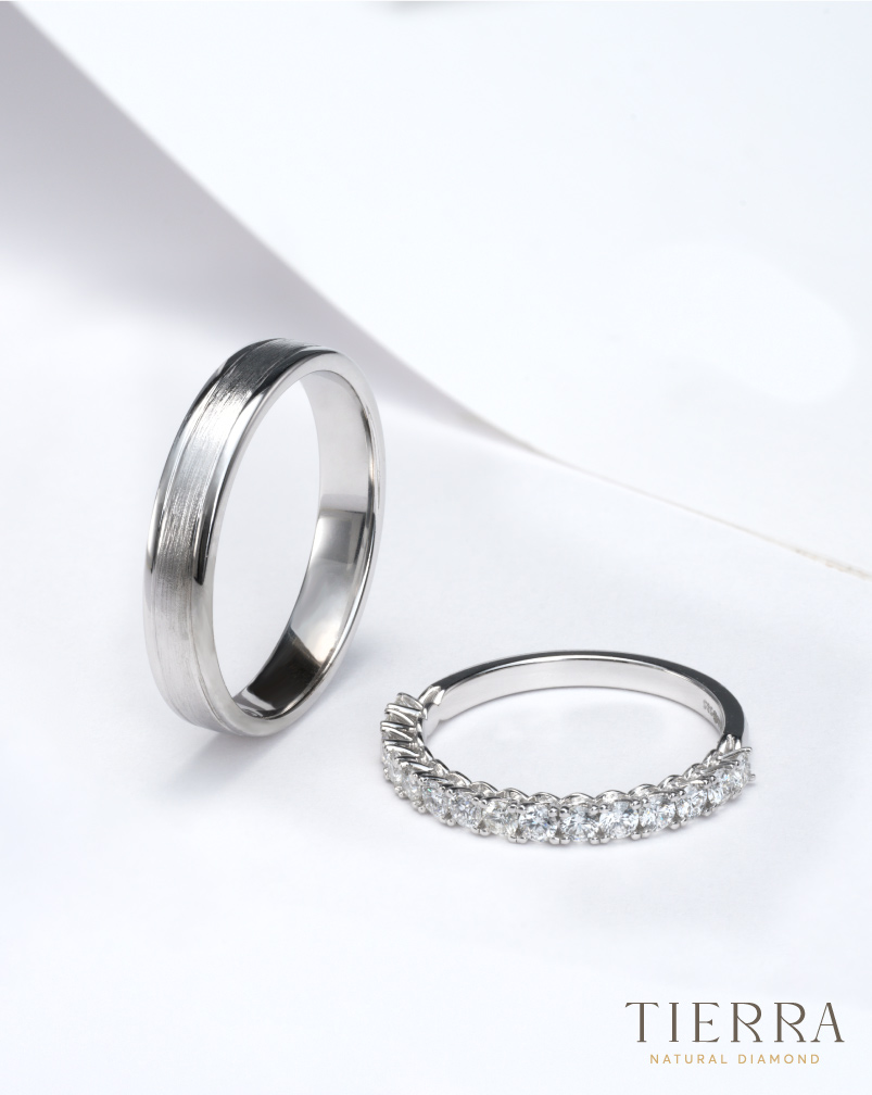 Tham khảo ngay 5 kiểu nhẫn cưới cặp vàng 18K cho ngày chung đôi - Xu hướng nhẫn cưới 2021 - Ảnh 6.