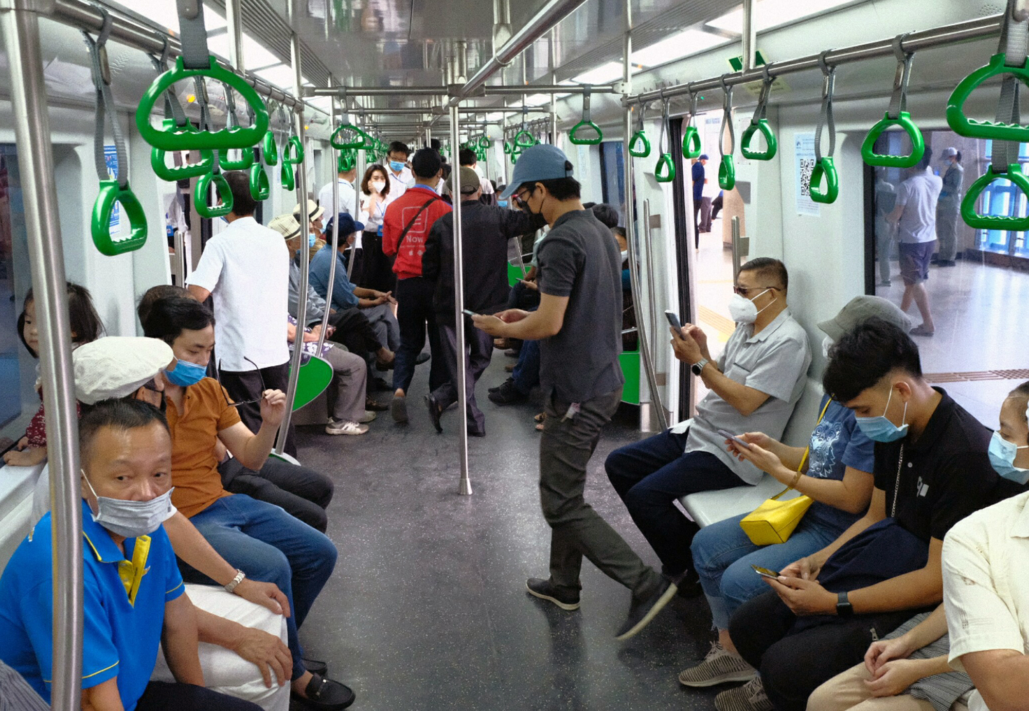 Tàu Cát Linh - Hà Đông chở gần 166.000 lượt khách trong tuần đầu chạy chính thức - Ảnh 1. Tàu Cát Linh - Hà Đông chở gần 166.000 lượt khách trong tuần đầu chạy chính thức - Ảnh 1.