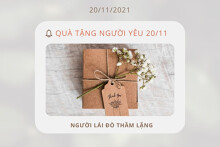 Gợi ý quà tặng ngày 20/11 cho người yêu đầy ý nghĩa năm 2021
