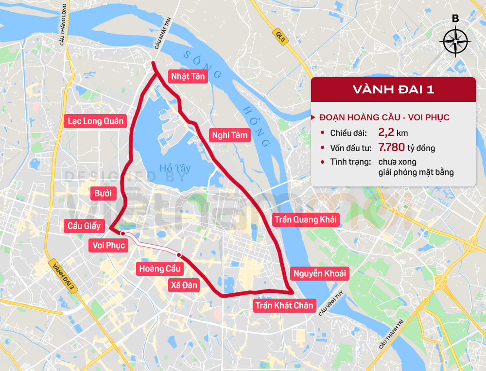 7 đường vành đai Hà Nội đang làm đến đâu? - Ảnh 2. Các đường vành đai Hà Nội - Ảnh 1.