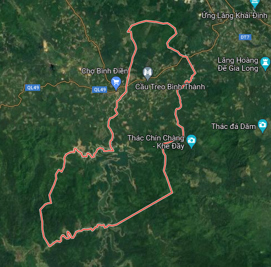 Bản đồ quy hoạch sử dụng đất xã Bình Thành, thị xã Hương Trà, Thừa Thiên Huế - Ảnh 1.