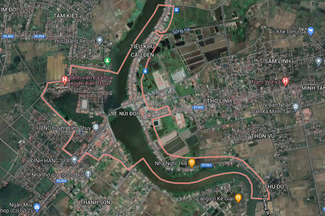 Kế hoạch sử dụng đất thị trấn Núi Đối, huyện Kiến Thụy, Hải Phòng - Ảnh 1.