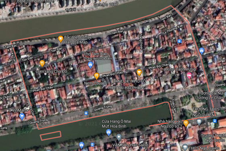 Đường sẽ mở ở phường Phan Bội Châu, quận Hồng Bàng, Hải Phòng - Ảnh 1. Đường sẽ mở ở phường Phan Bội Châu, quận Hồng Bàng, Hải Phòng - Ảnh 1.