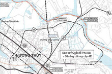 Bản đồ quy hoạch giao thông phường Thủy Lương, thị xã Hương Thủy, Thừa Thiên Huế