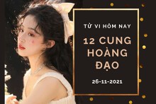 Tử vi hôm nay (26/11/2021) của 12 cung hoàng đạo: Bảo Bình đừng quá mê muội, Cự Giải có cơ hội mới