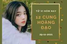 Tử vi hôm nay (29/11/2021) của 12 cung hoàng đạo: Song Ngư buồn phiền, Kim Ngưu may mắn trong công việc