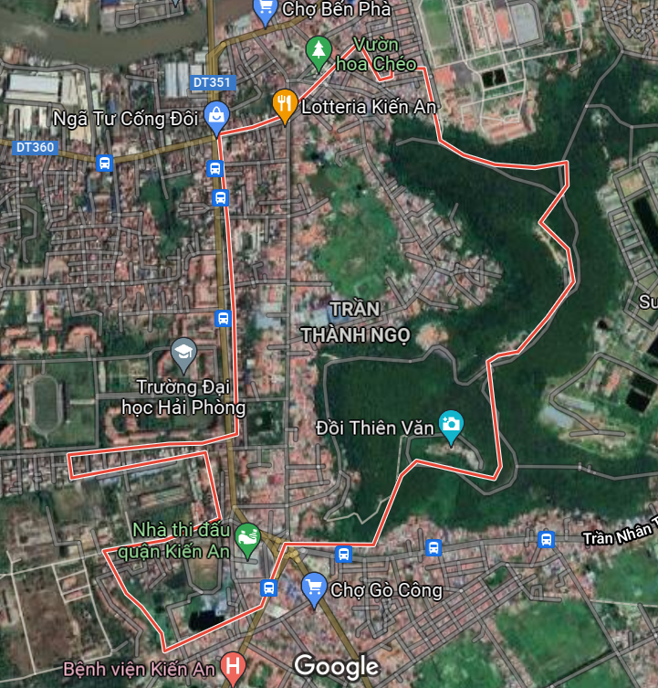 Bản đồ quy hoạch sử dụng đất phường Trần Thành Ngọ, quận Kiến An, thành phố Hải Phòng - Ảnh 1.
