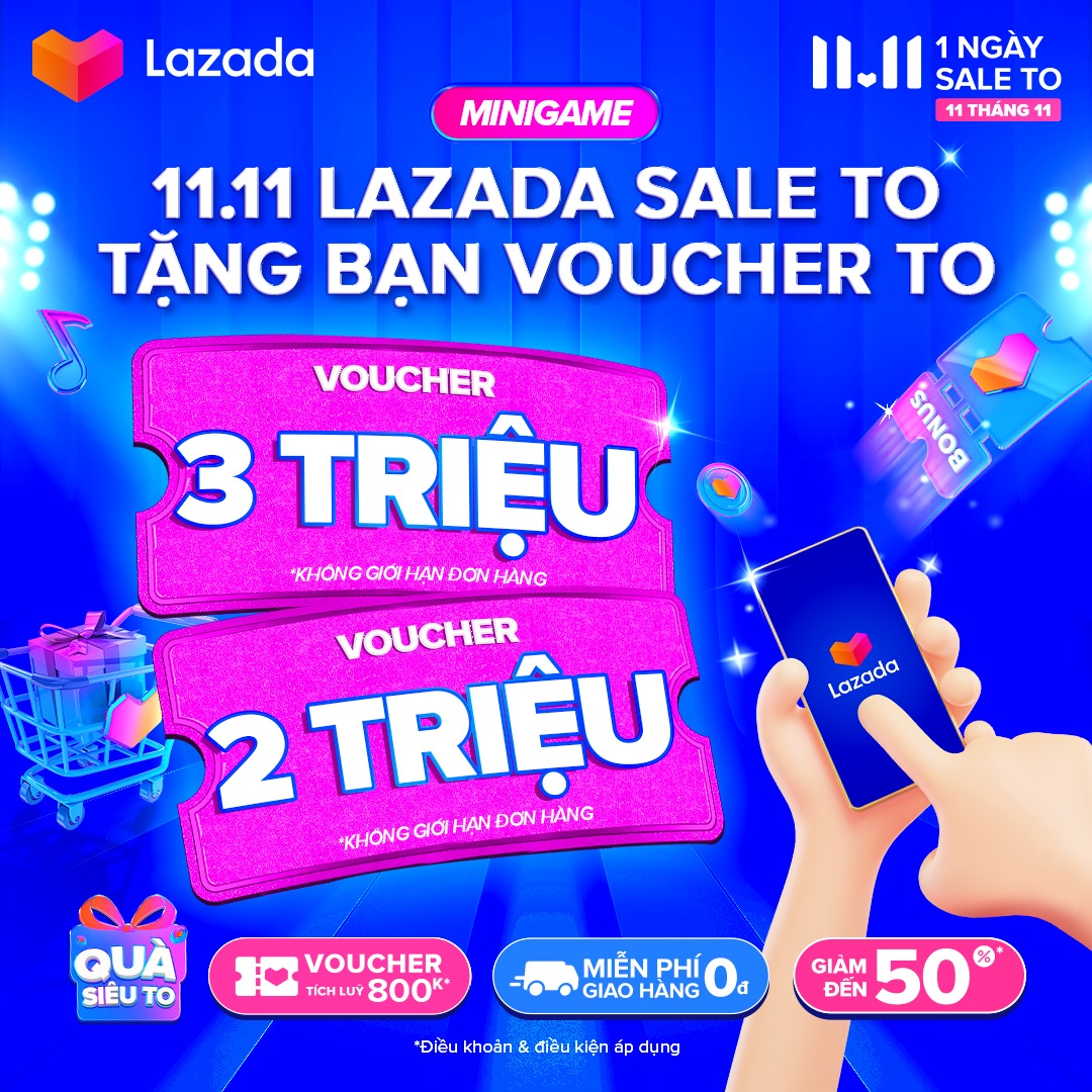 Hàng loạt chương trình khuyến mãi hấp dẫn lên đến 50% nhân ngày 11/11 - Ảnh 6. Hàng loạt chương trình khuyến mãi hấp dẫn lên đến 50% nhân ngày 11/11 - Ảnh 6.
