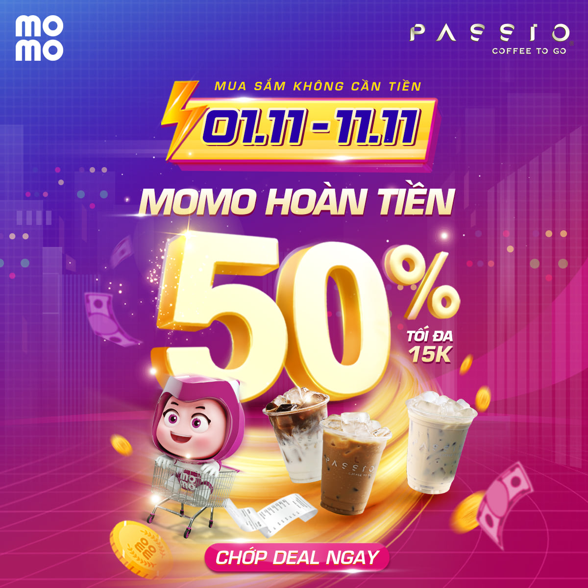 Hàng loạt chương trình khuyến mãi hấp dẫn lên đến 50% nhân ngày 11/11 - Ảnh 1. Hàng loạt chương trình khuyến mãi hấp dẫn lên đến 50% nhân ngày 11/11 - Ảnh 1.