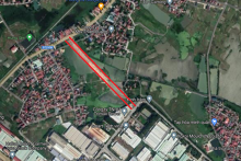 Đường sẽ mở ở xã Hồng Thái, huyện Việt Yên, tỉnh Bắc Giang