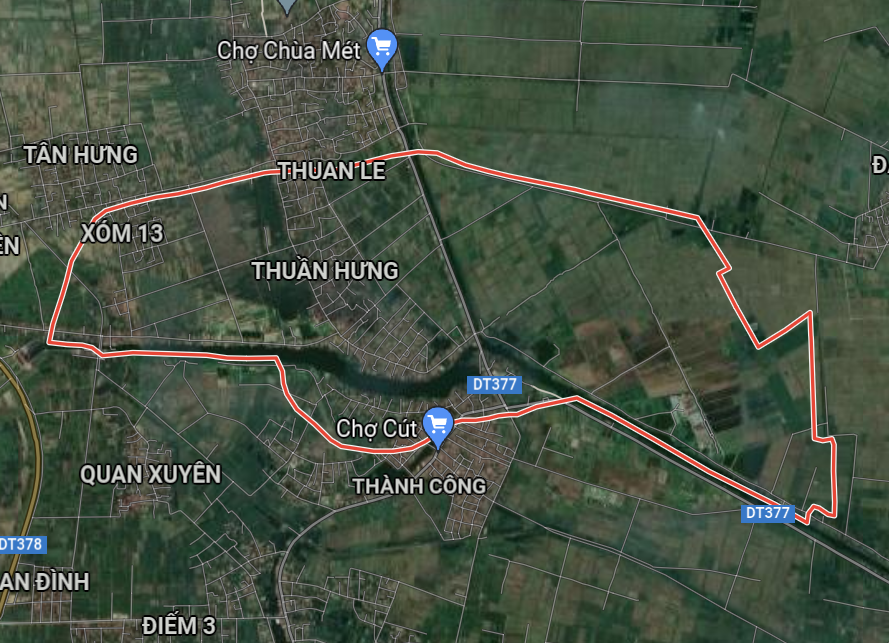 Bản đồ quy hoạch sử dụng đất xã Thuần Hưng, Khoái Châu, Hưng Yên - Ảnh 1.