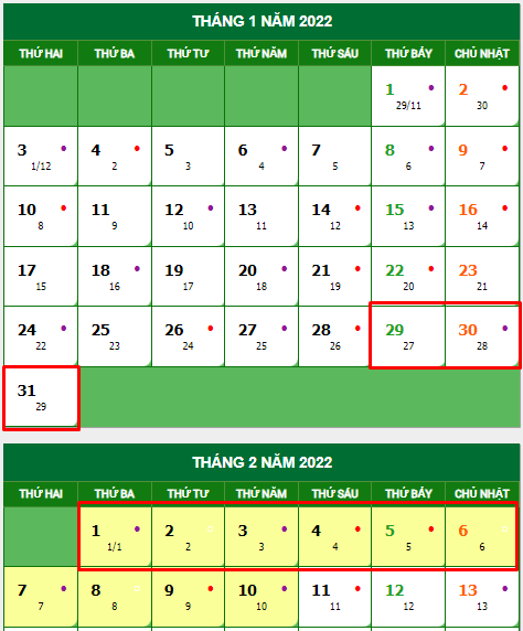 Lịch nghỉ lễ năm 2022: Thời gian nghỉ dự kiến của các ngày lễ lớn năm 2022 - Ảnh 2.