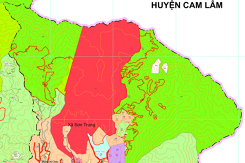 Bản đồ quy hoạch sử dụng đất xã Sơn Trung, huyện Khánh Sơn, tỉnh Khánh Hòa đến năm 2030