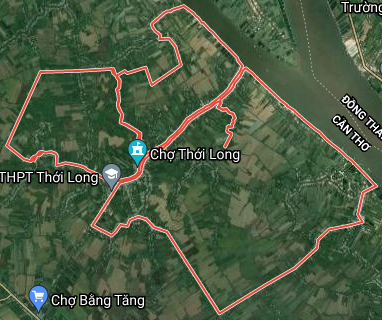 Bản đồ quy hoạch sử dụng đất phường Thới Long, quận Ô Môn, TP Cần Thơ - Ảnh 1.